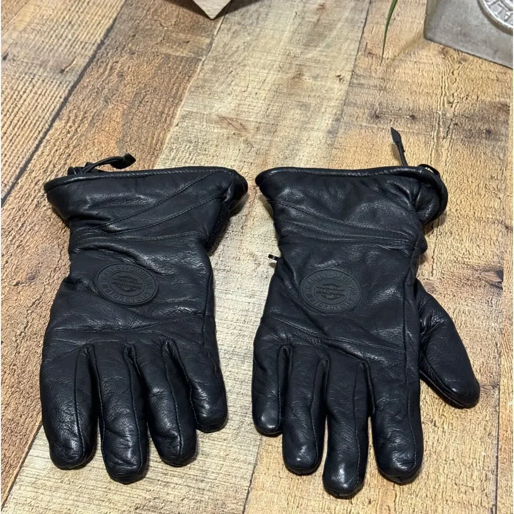 Harley Davidson women’s Motorcycle Riding Leather Gloves large